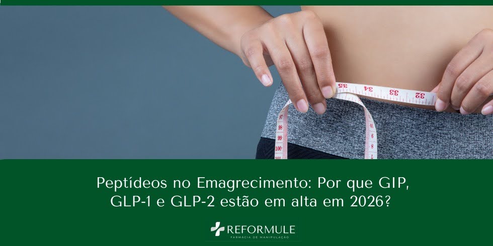 Peptídeos no emagrecimento: Por que GIP, GLP-1 e GLP-2 estão em alta em 2026?